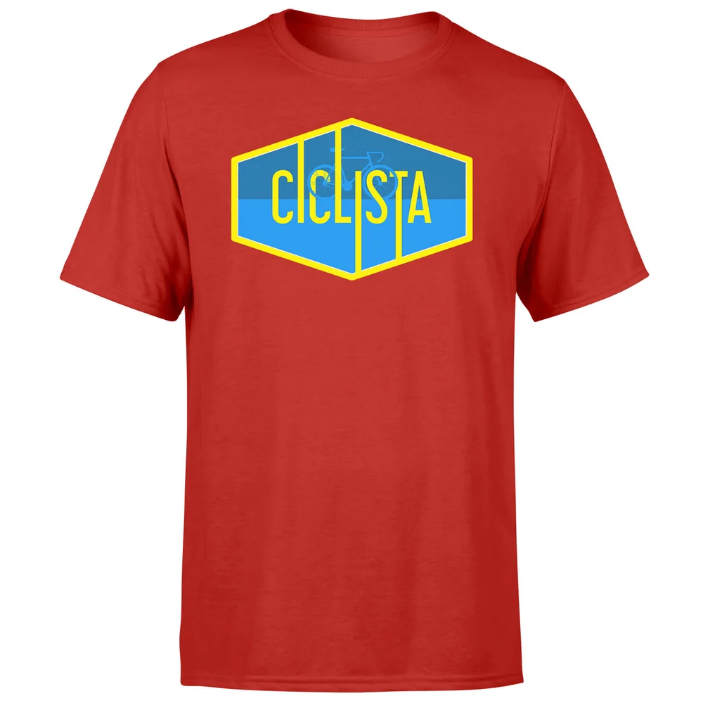 Ciclista Men's Red T-Shirt - S Image 1
