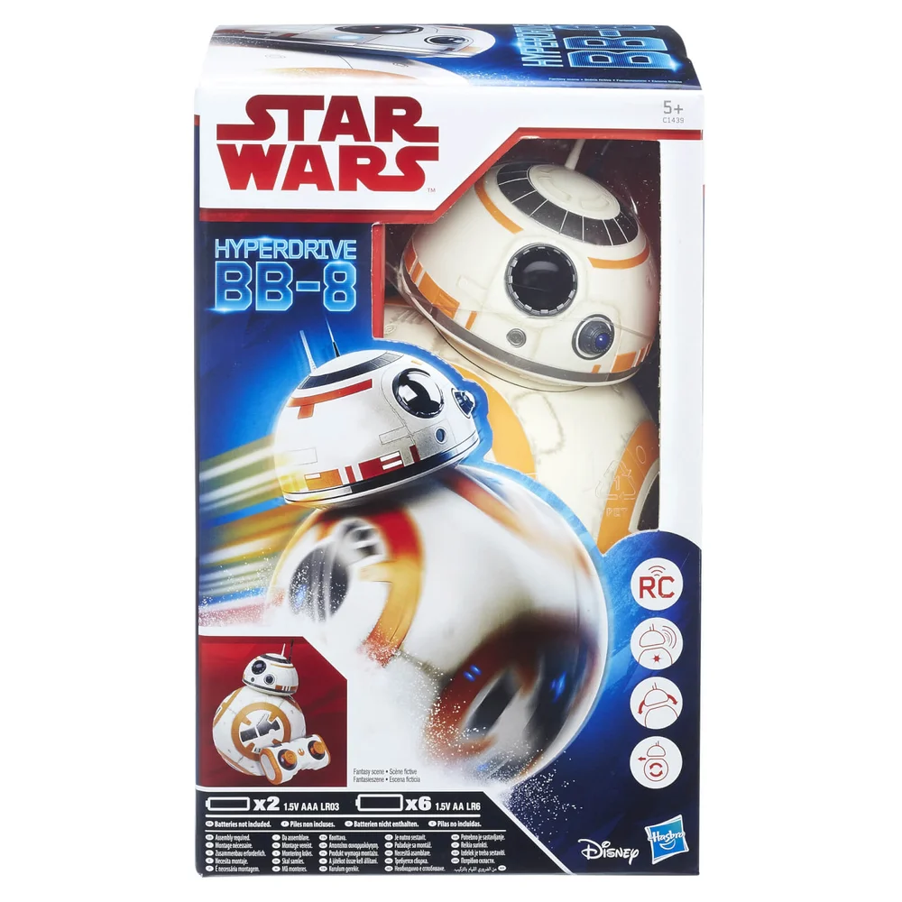 Hasbro Star Wars Episode 8: Hyperdrive BB-8 Image 1