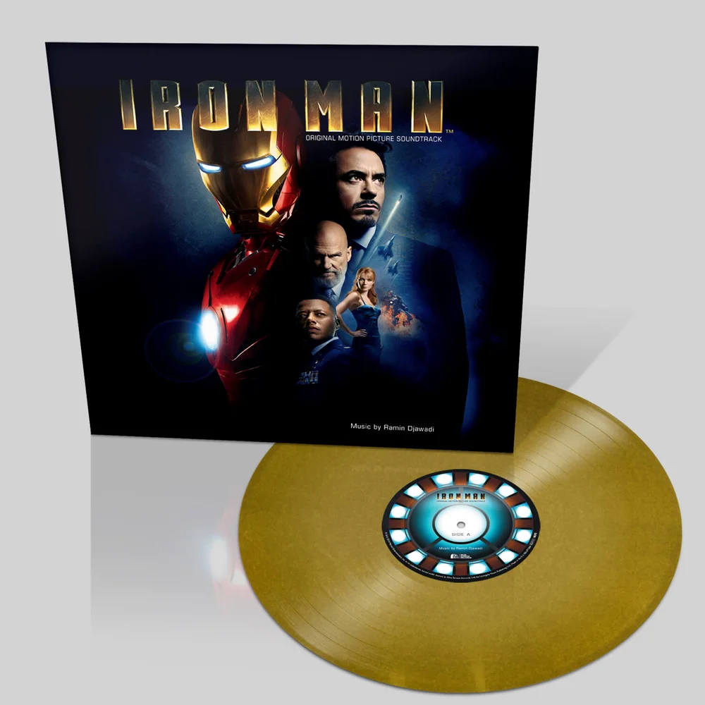 Iron Man: The Original Motion Picture Soundtrack OST – Zavvi Exclusive - Limited Coloured Gold Vinyl (500 Worldwide Only) Image 1