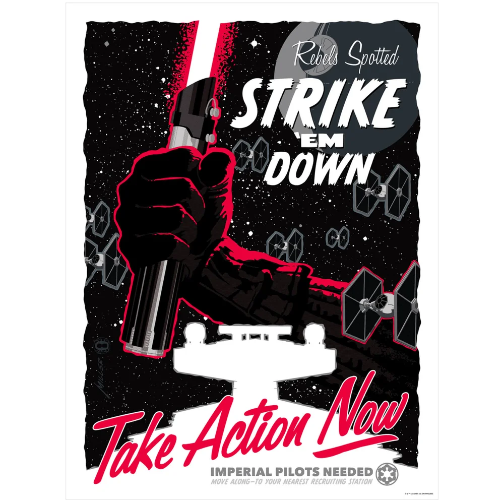 Star Wars - Take Action Now Print by Brian Miller (457mm x 610mm) Image 1