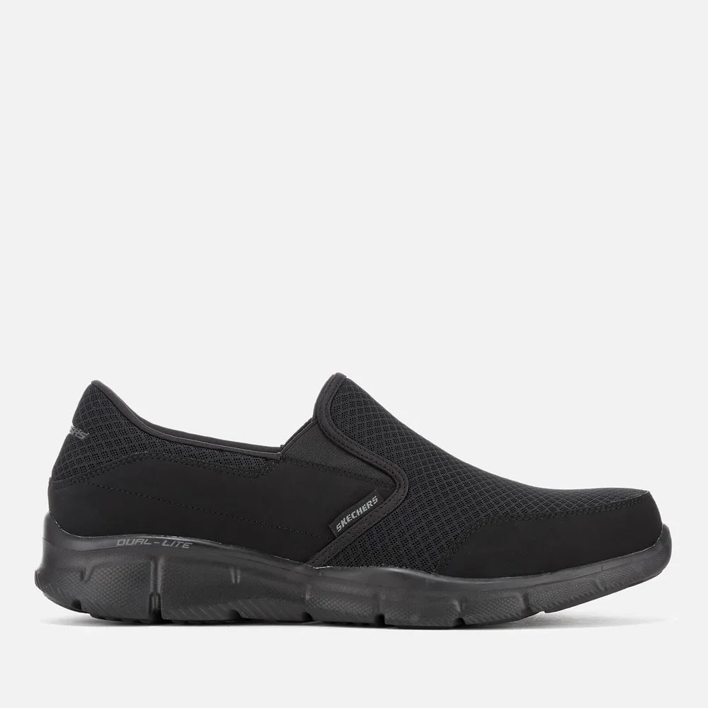 Skechers Men's Equalizer Persistent Slip On Trainers - Black - UK 7 - Black Image 1