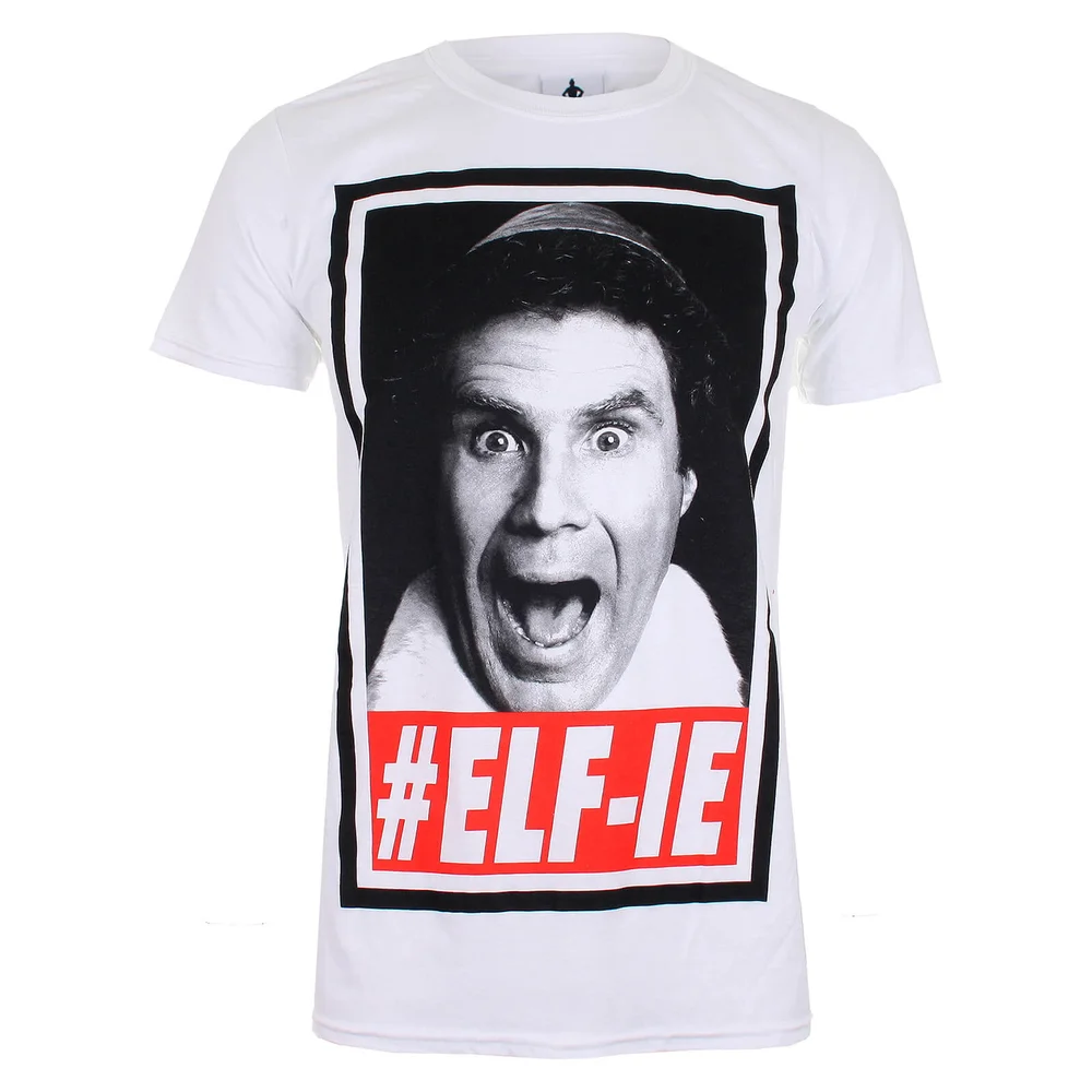 Elf Men's Christmas #ELF-IE T-Shirt - White - S Image 1