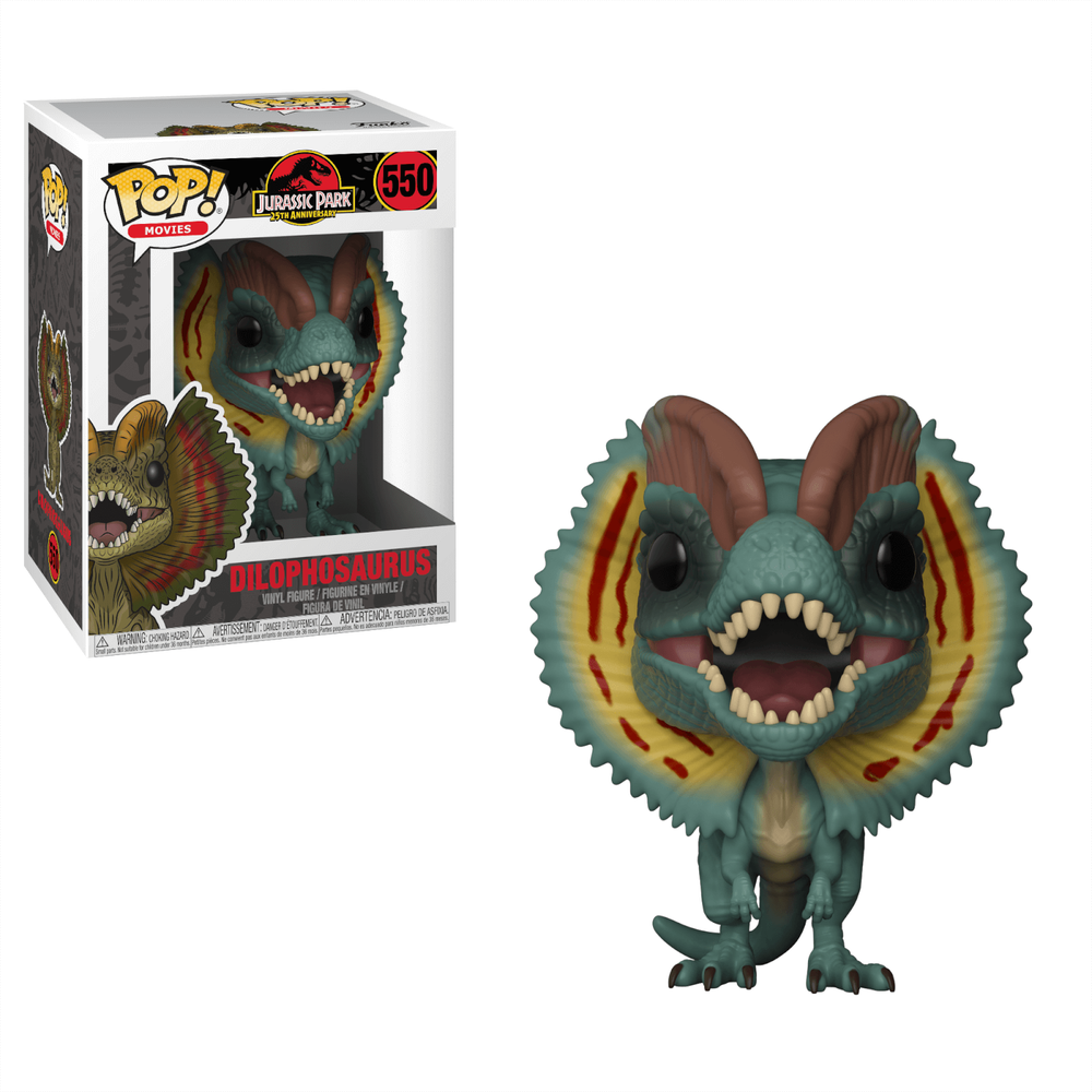 Jurassic Park Dilophosaurus Pop! Vinyl Figure Image 1