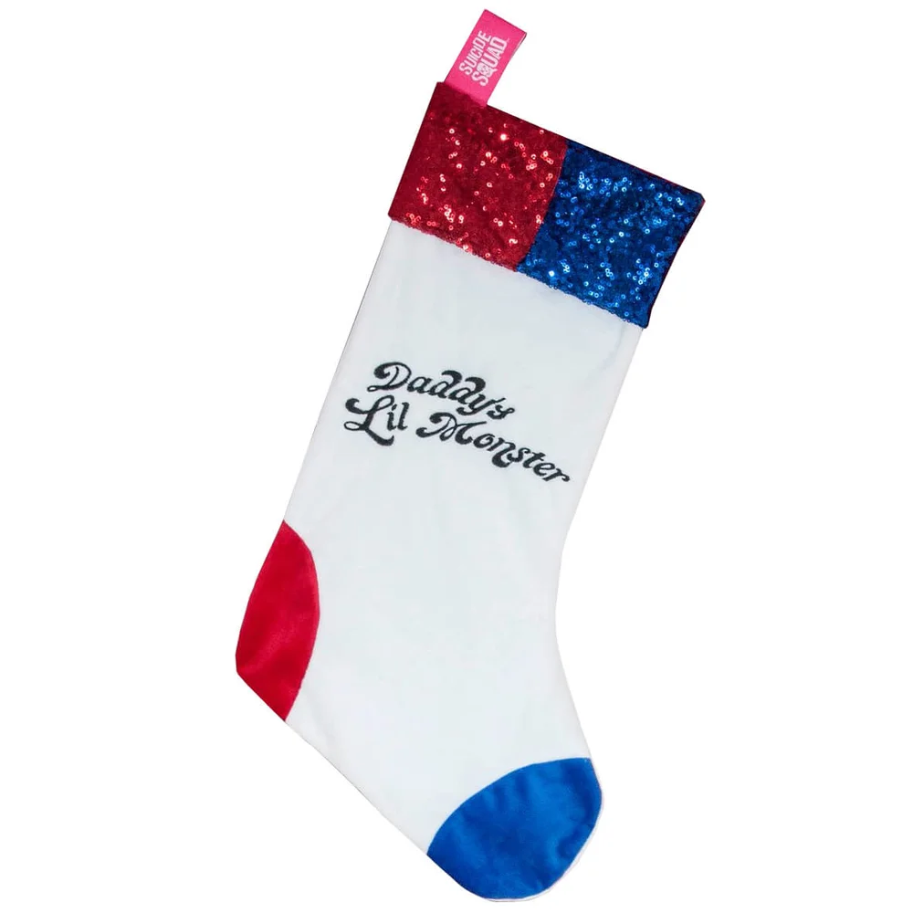 Daddy's Lil' Monster Christmas Stocking Image 1