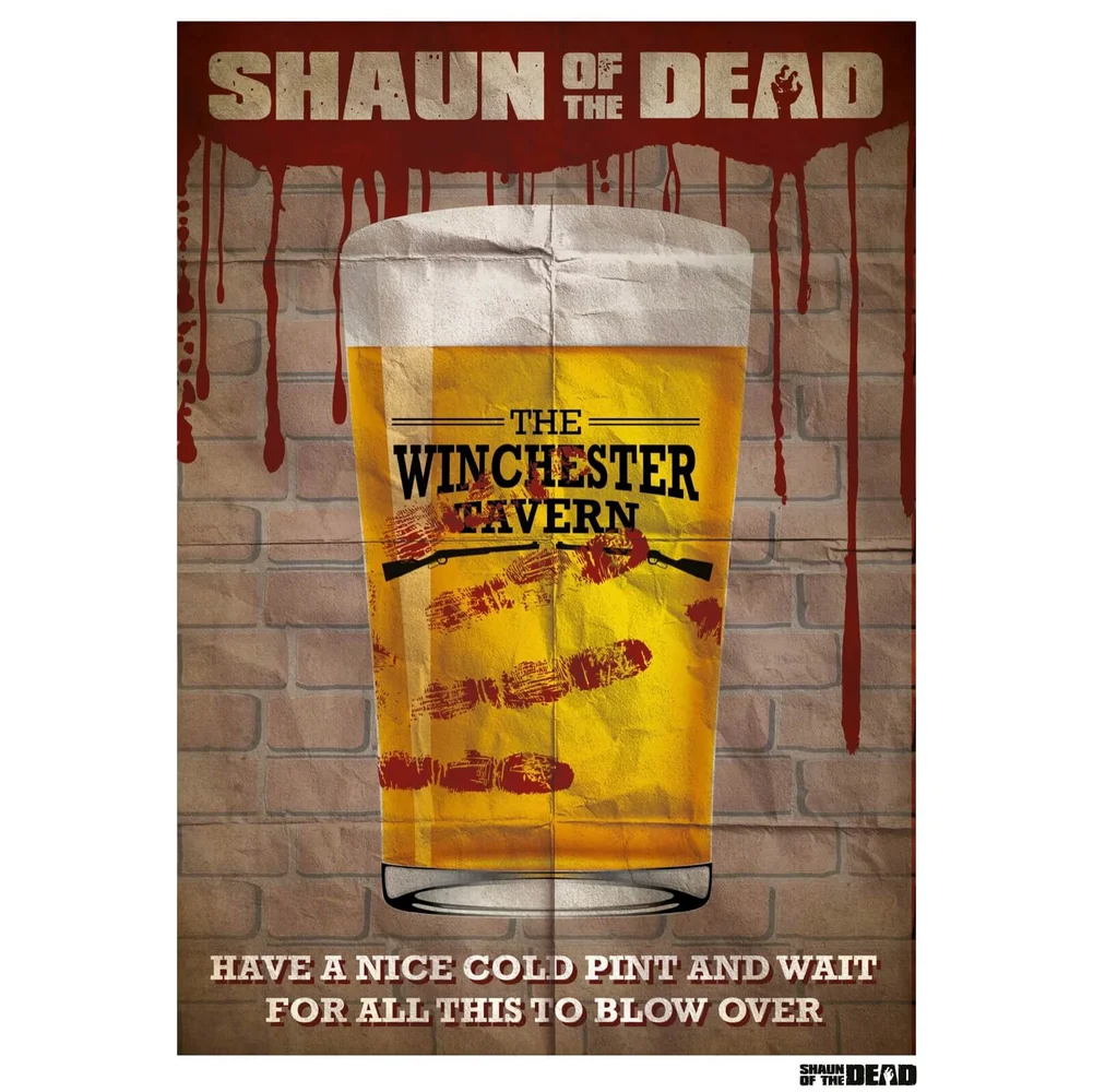 Shaun of the Dead The Winchester Limited Edition Art Print Image 1