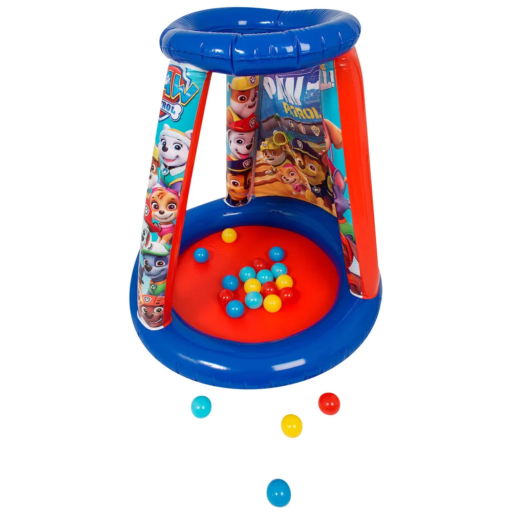 Paw Patrol Playland Round Inflatable Ball Pit with 20 Balls Image 1