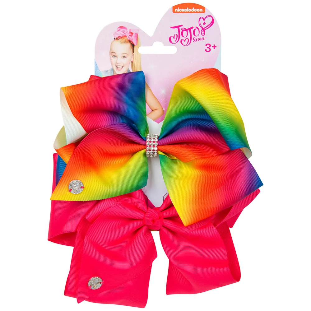 JoJo Siwa Bow Set - Rainbow/Magenta Image 1