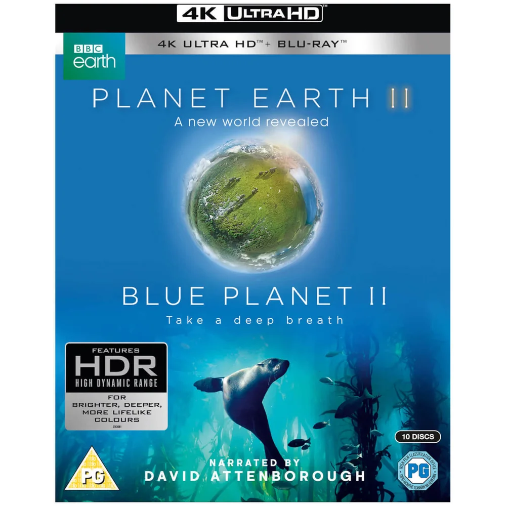 Planet Earth II & Blue Planet II Boxset - 4K Ultra HD Image 1