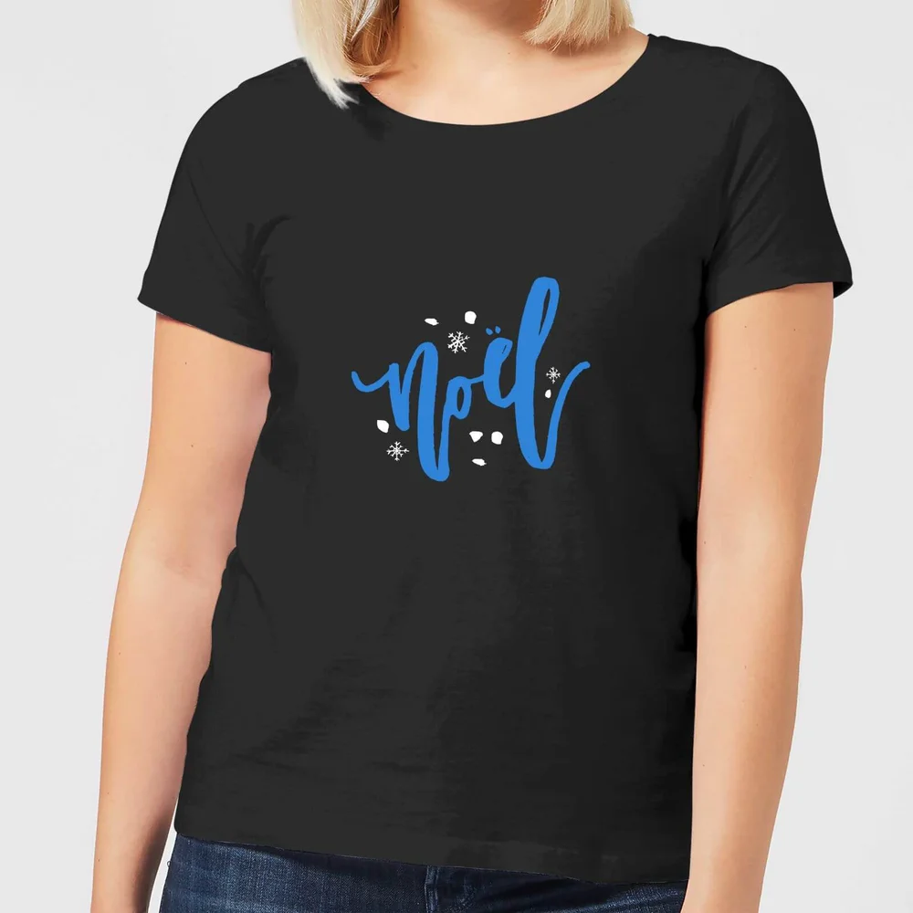 Noel Snowflakes Women's T-Shirt - Black - 3XL Image 1