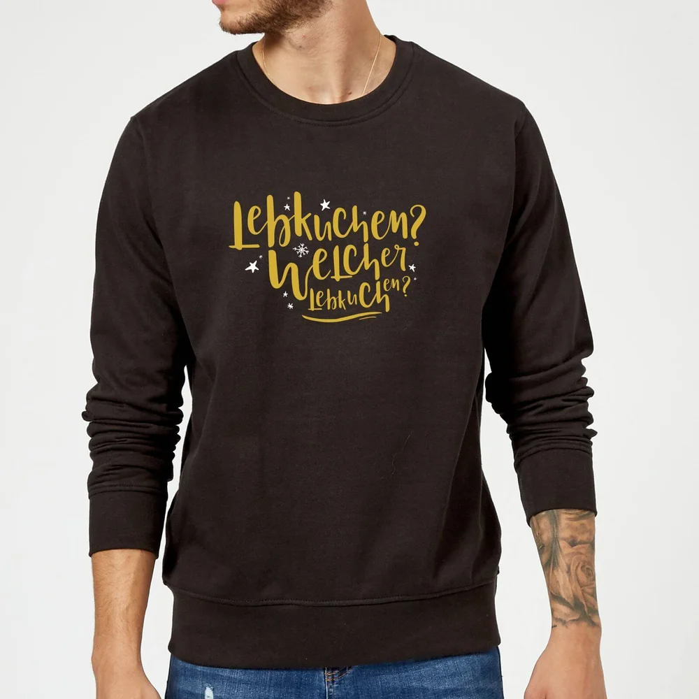 International Lebkiuchen Sweatshirt - Black - S - Black Image 1
