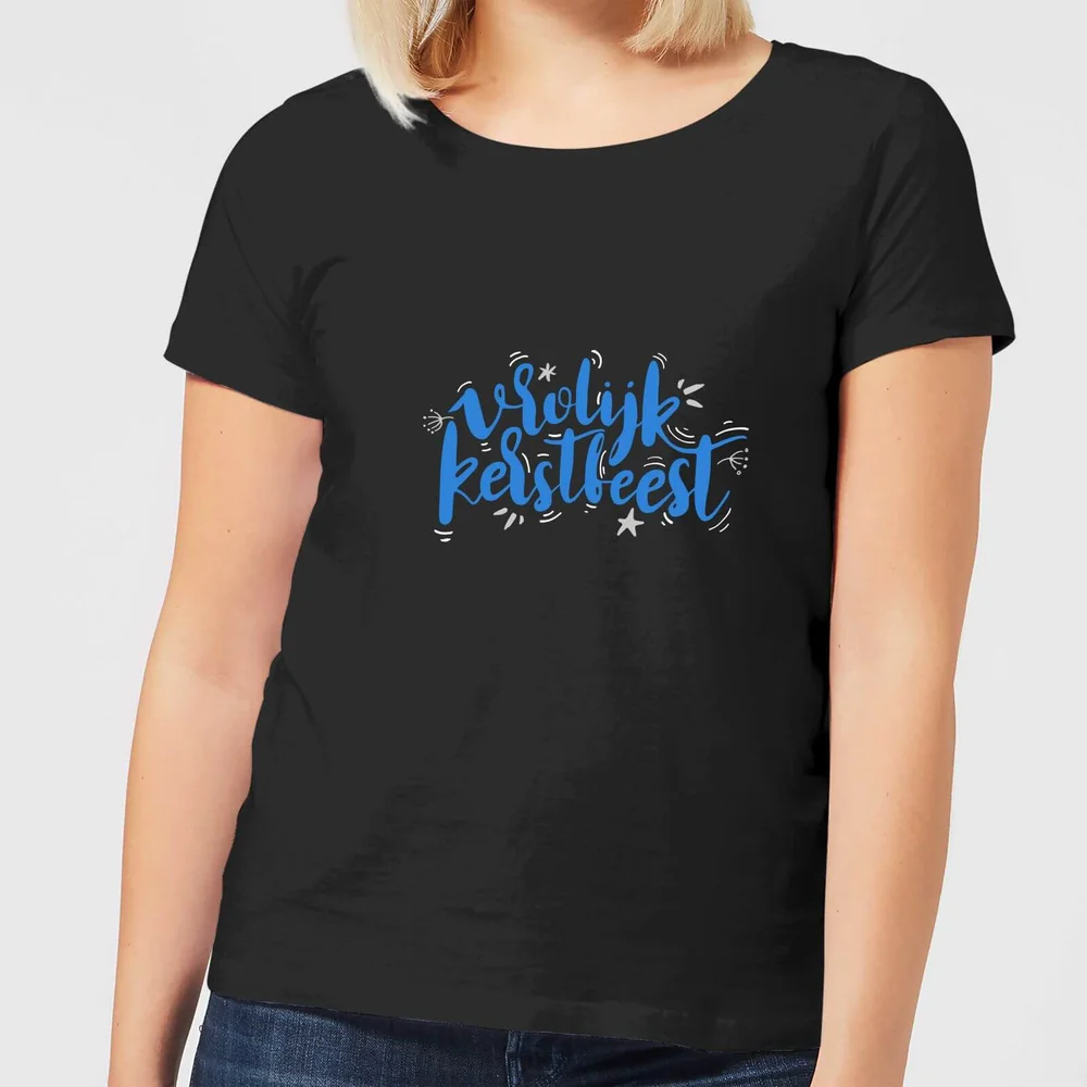 Kerstfeest Women's T-Shirt - Black - 3XL Image 1