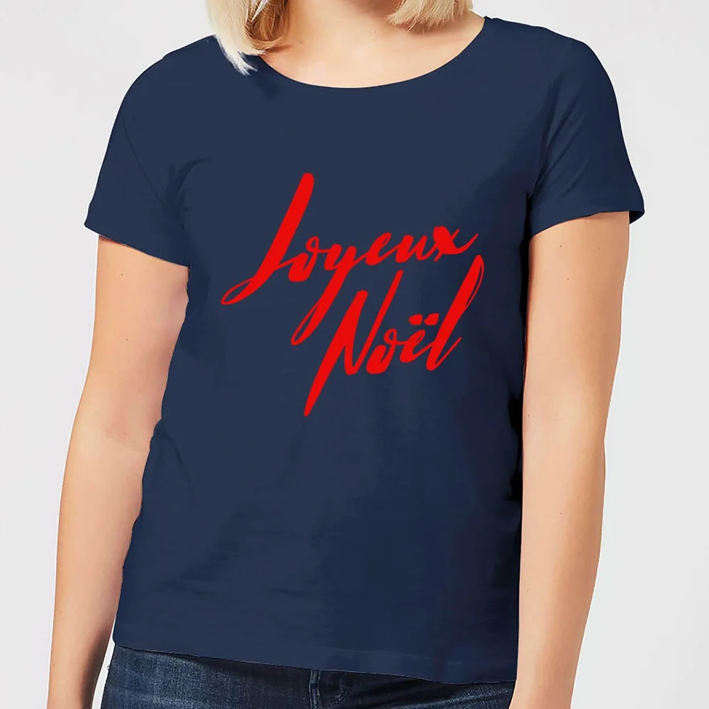 Joyeux Noel Holly Jolly international Women's T-Shirt - Navy - S - Navy Image 1