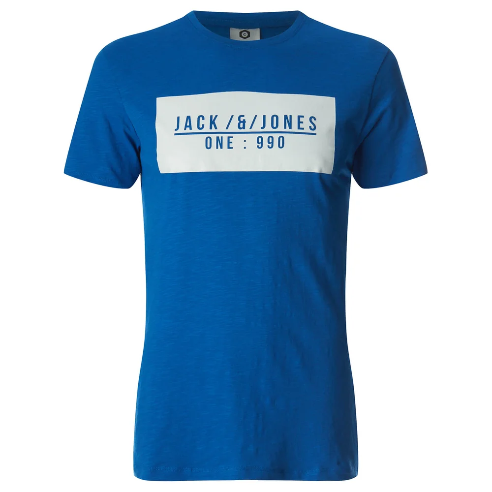 Jack & Jones Men's Core Pressed T-Shirt - Nautical Blue - S - Blue Image 1