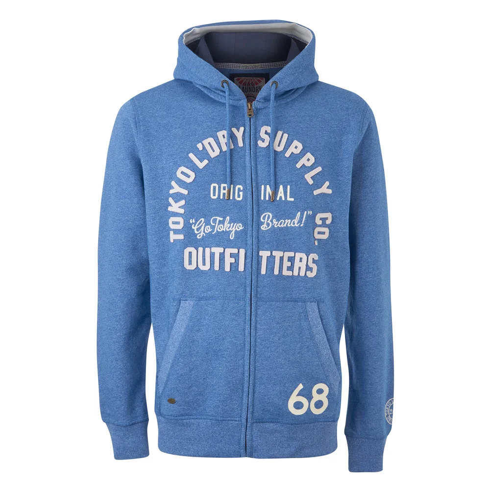 Tokyo Laundry Men's Marshall Bay Hoody - Federal Blue - S - Blue Image 1