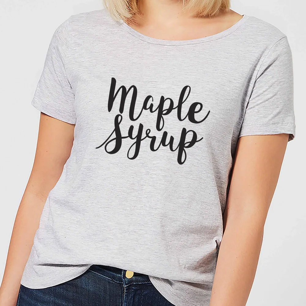 Maple Syrup Women's T-Shirt - Grey - S - Grey Image 1