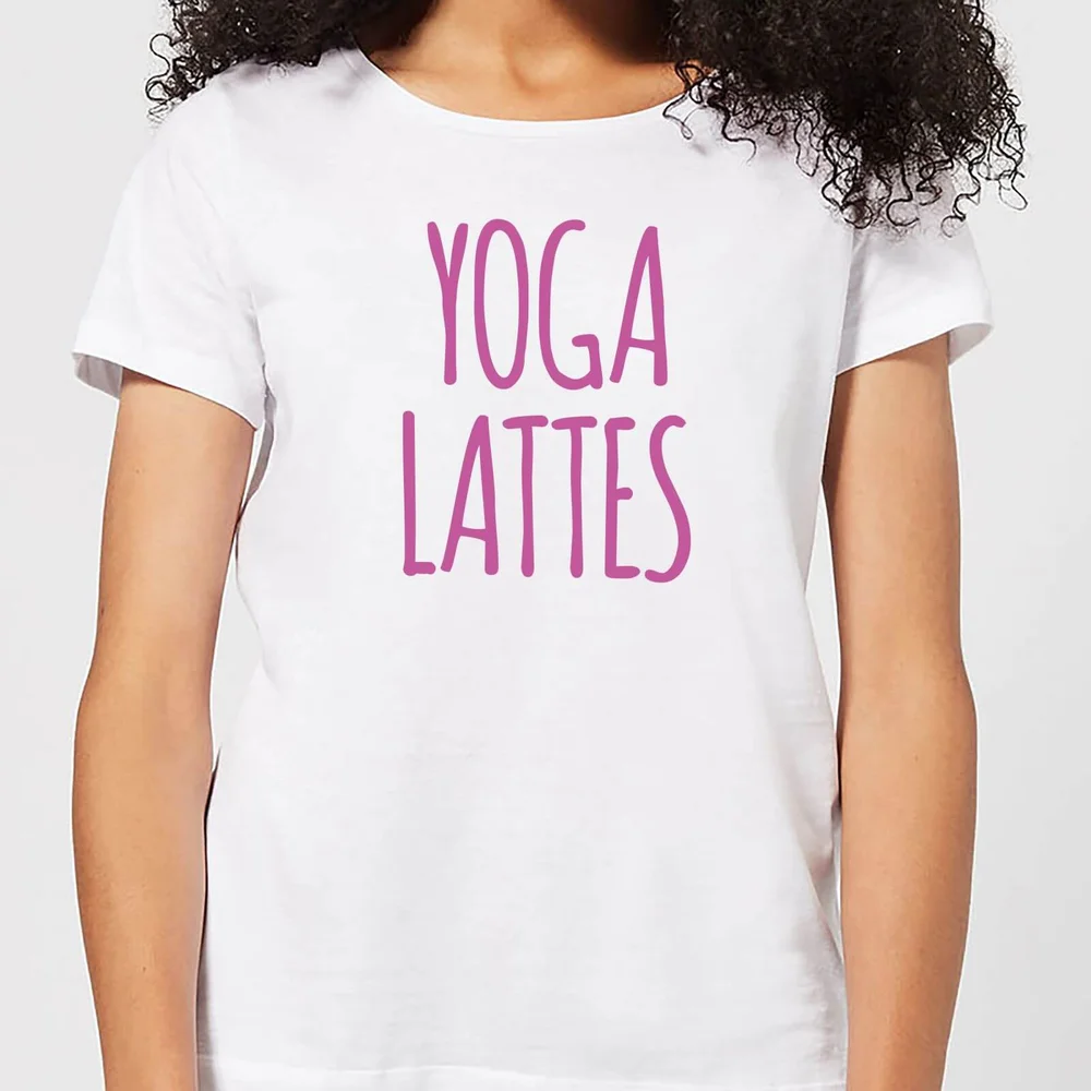 Yoga Lattes Women's T-Shirt - White - S - White Image 1