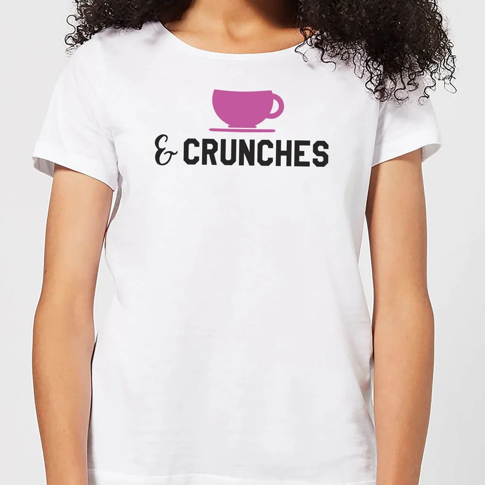 Coffee and Crunches Women's T-Shirt - White - S - White Image 1
