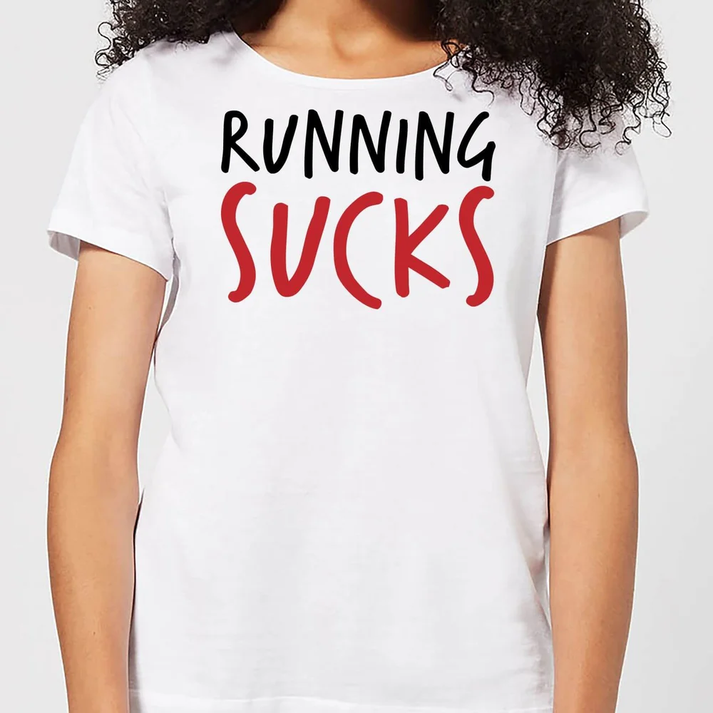 Running Sucks Women's T-Shirt - White - S - White Image 1
