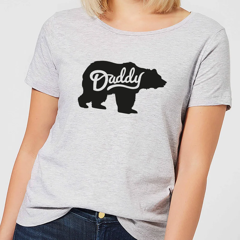 Daddy Bear Women's T-Shirt - Grey - S - Grey Image 1