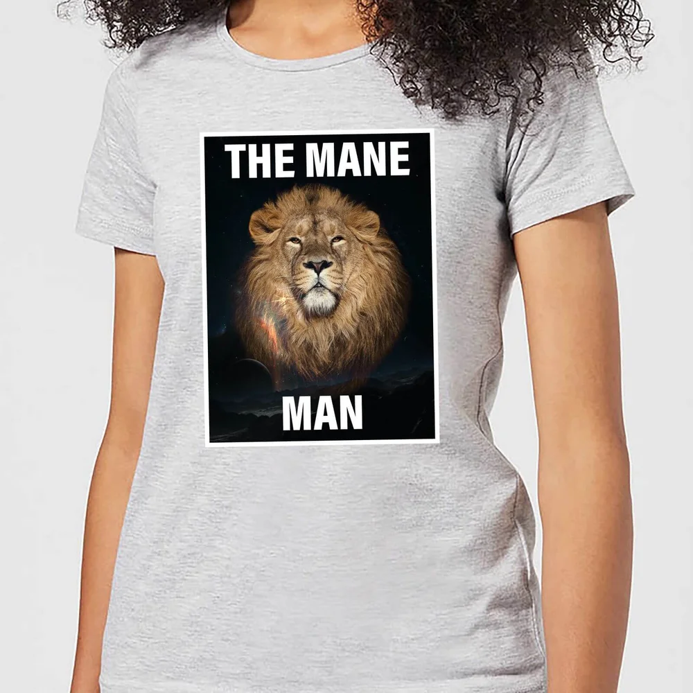 The Mane Man Women's T-Shirt - Grey - S - Grey Image 1