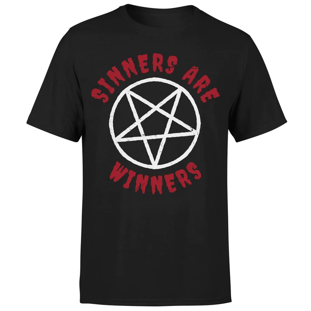 Sinners are Winners T-Shirt - Black - S Image 1