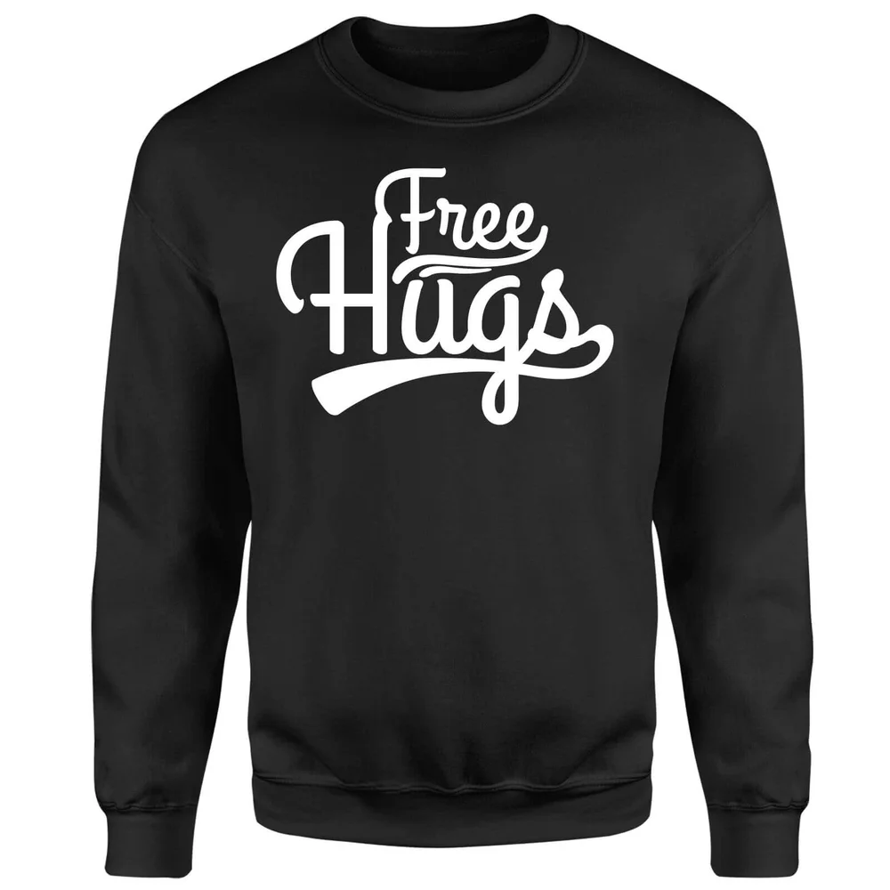 Free Hugs Sweatshirt - Black - S - Black Image 1