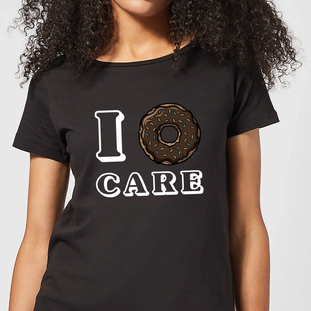 I Donut Care Women's T-Shirt - Black - 3XL Image 1