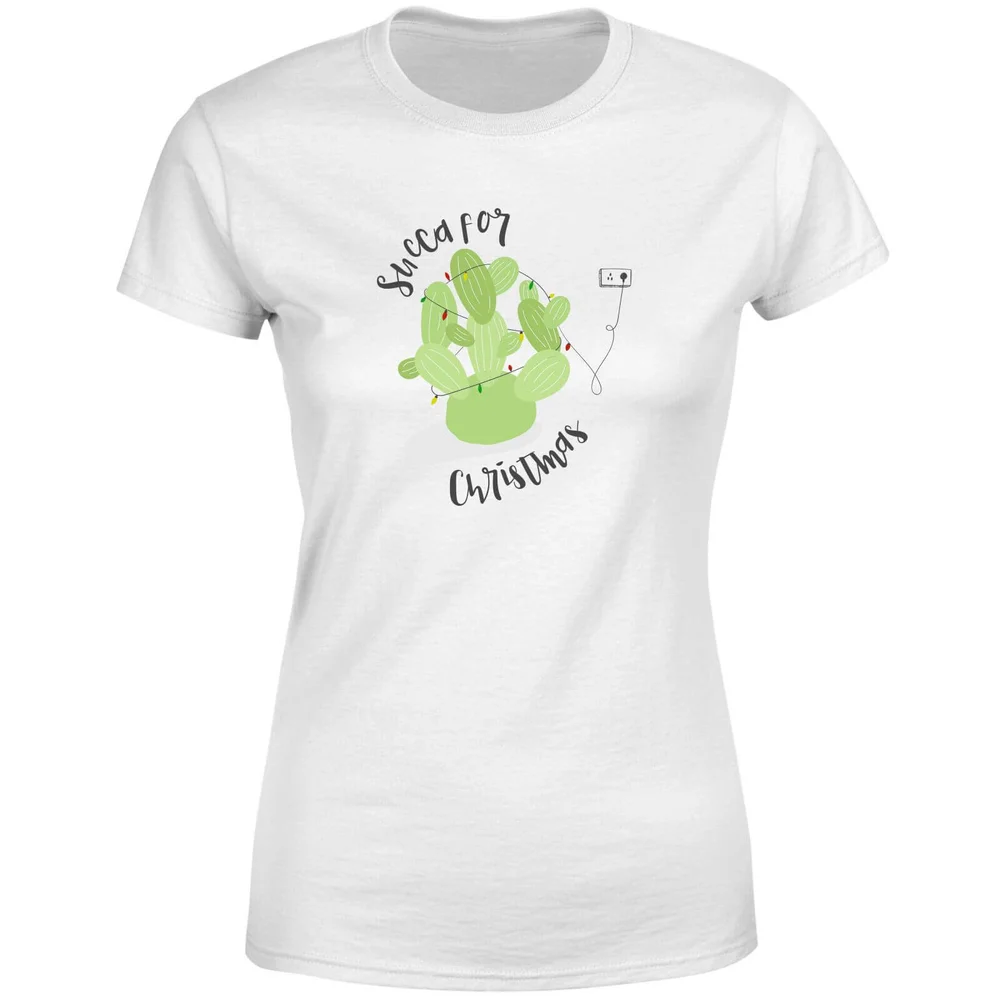 Succa For Christmas Women's T-Shirt - White - S - White Image 1