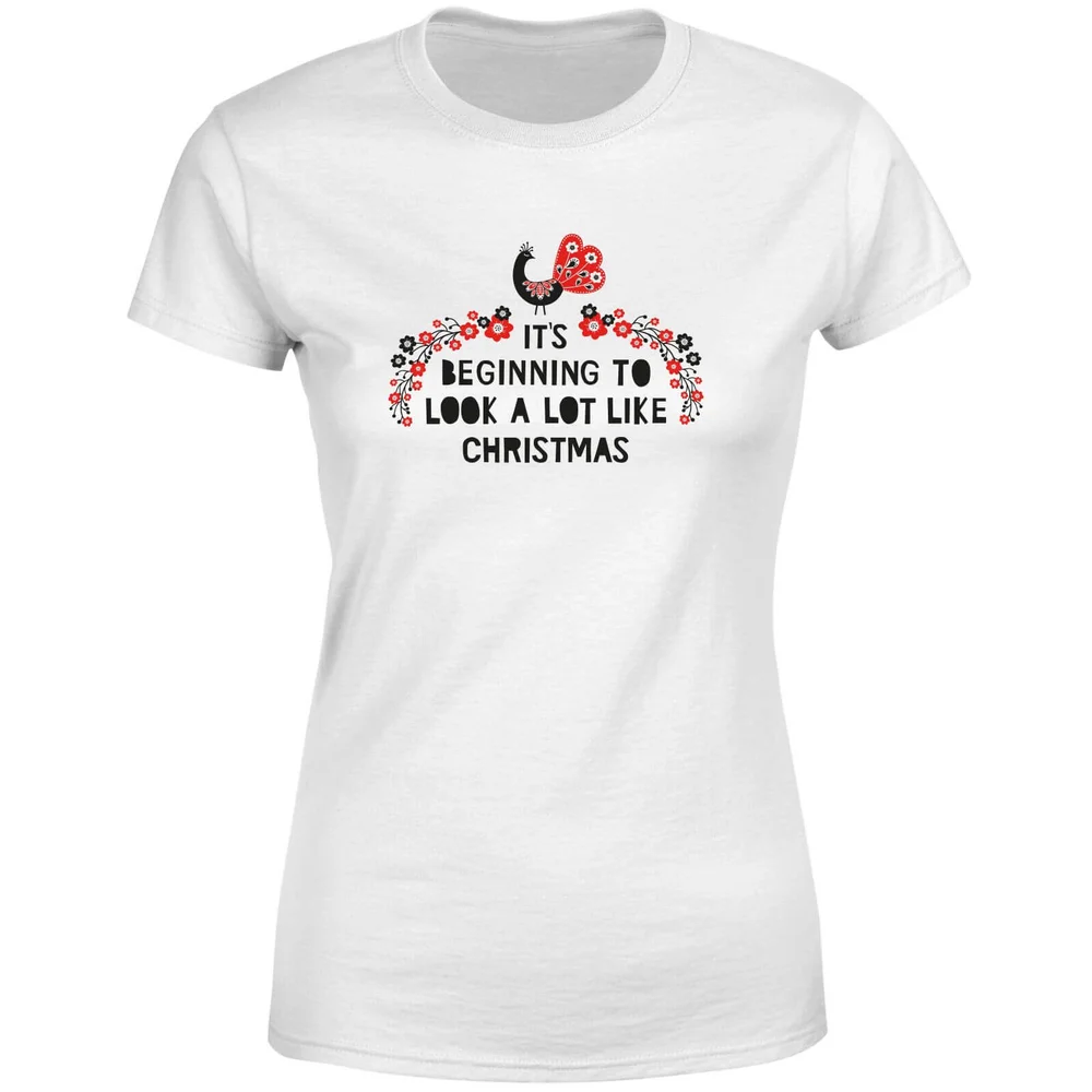 It's Beginning To Look A Lot Like Christmas Women's T-Shirt - White - S - White Image 1