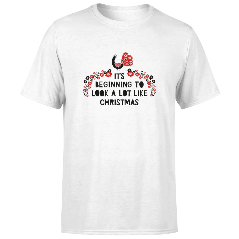 It's Beginning To Look A Lot Like Christmas T-Shirt - White - S - White Image 1