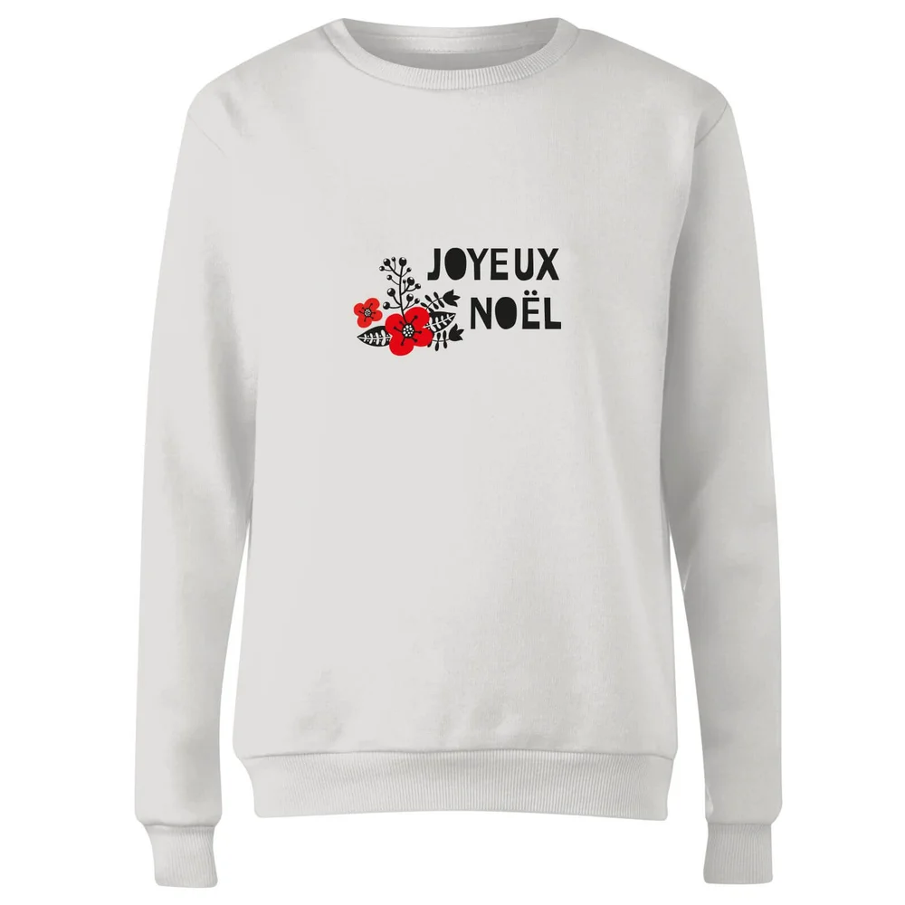 Joyeux Noel Women's Sweatshirt - White - S - White Image 1