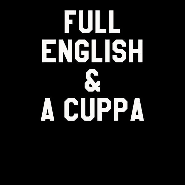 Full English and a Cuppa Women's T-Shirt - Black