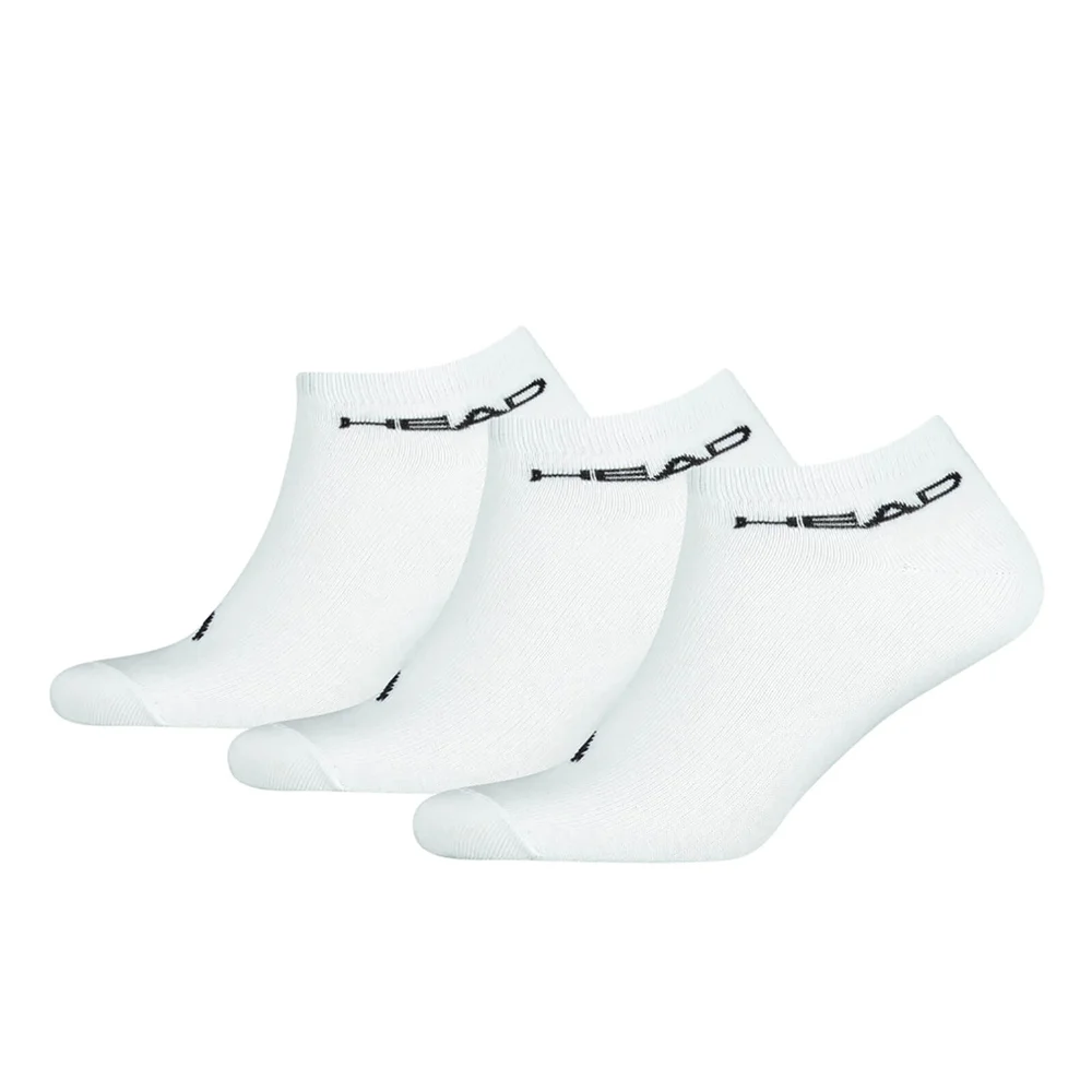 Head Men's 3 Pack Sneaker Socks - White - UK 6-8 - White Image 1