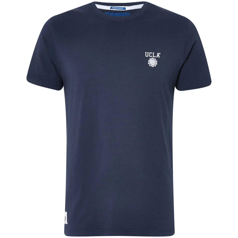 UCLA Men's Yuma Chest Logo T-Shirt - Navy - S - Blue Image 1