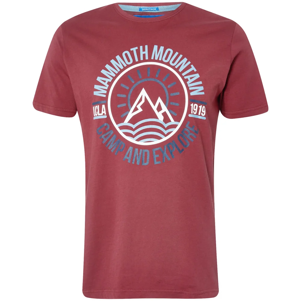 UCLA Men's Moiso Mountain T-Shirt - Ruby Wine - S - Burgundy Image 1