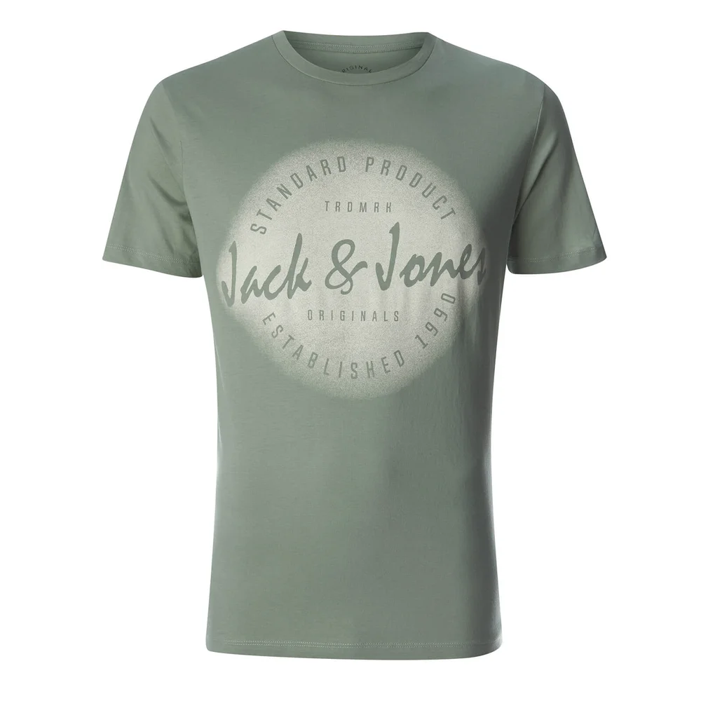 Jack & Jones Men's Originals Reji T-Shirt - Iceberg Green - S - Green Image 1