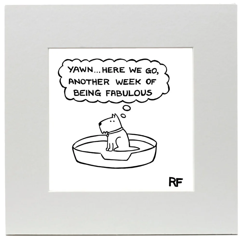 Off the Leash Being Fabulous Art Print Image 1