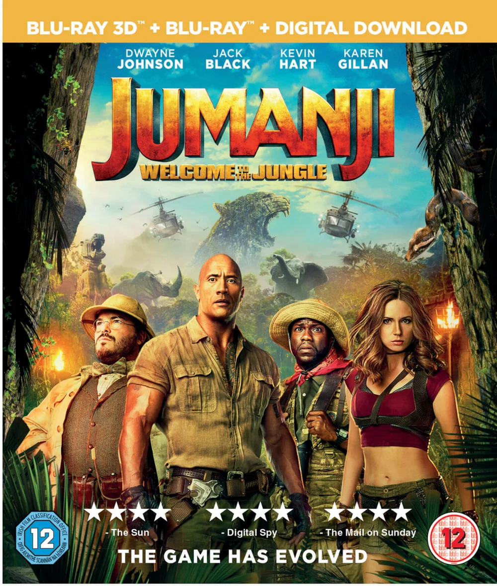 Jumanji: Welcome To The Jungle 3D (Includes 2D Version) Image 1