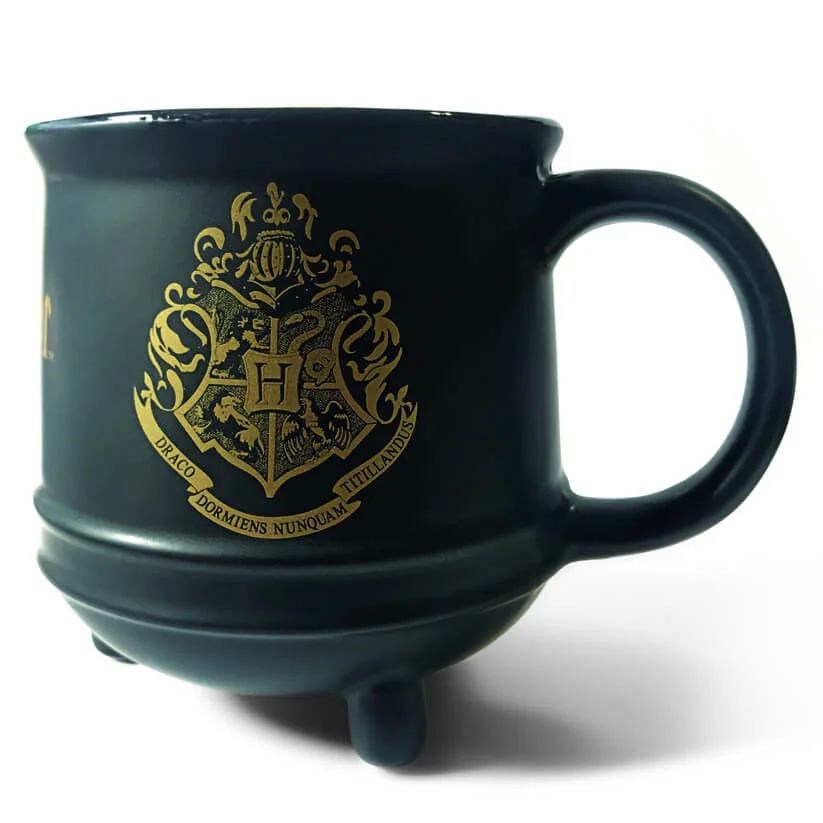 Harry Potter Hogwarts Crest Ceramic Cauldron Mug Image 1