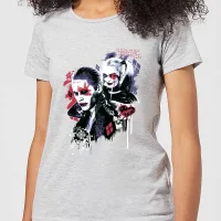 DC Comics Suicide Squad Harleys Puddin Women's T-Shirt - Grey - undefined undefined
