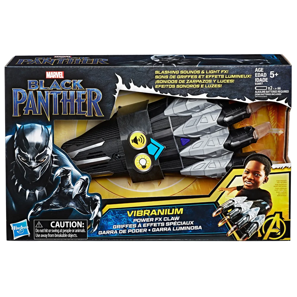 Hasbro Marvel Black Panther Vibranium Power FX Claw with Sounds Image 1