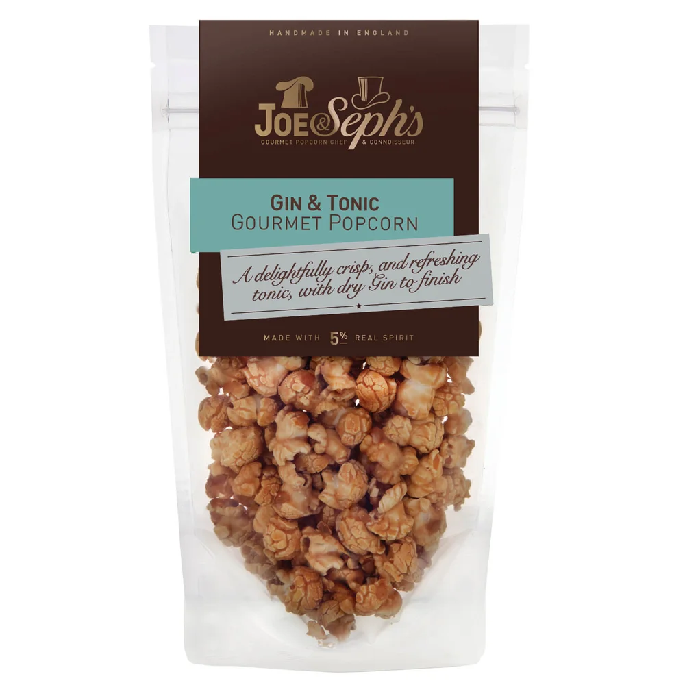 Joe & Seph's Gin and Tonic Popcorn - 110g Image 1