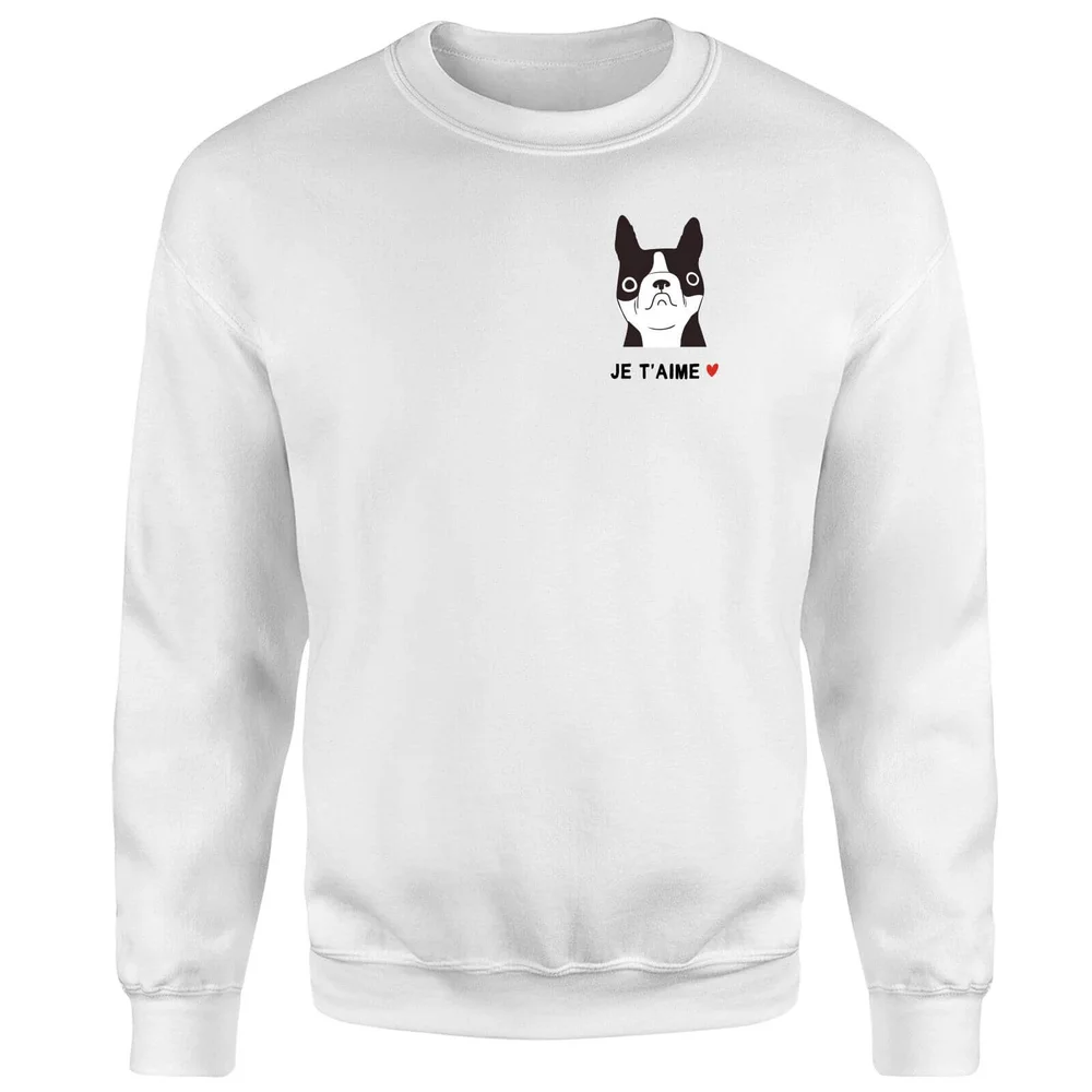 Je'Taime Sweatshirt - White - S - White Image 1