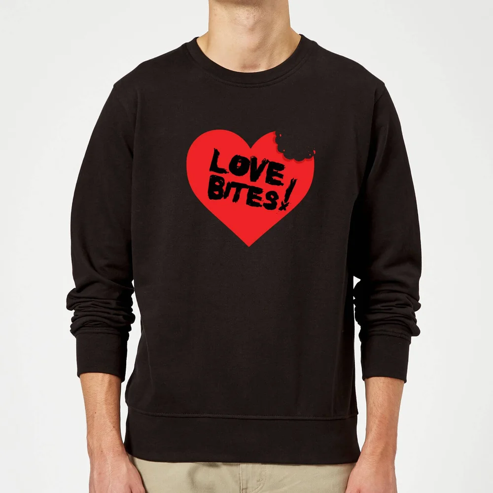 Love Bites Sweatshirt - Black - S - Black Image 1