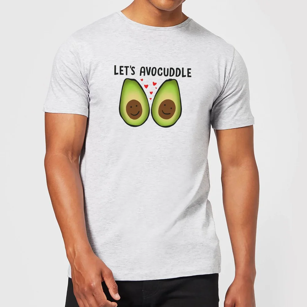 Lets Avocuddle T-Shirt - Grey - S - Grey Image 1