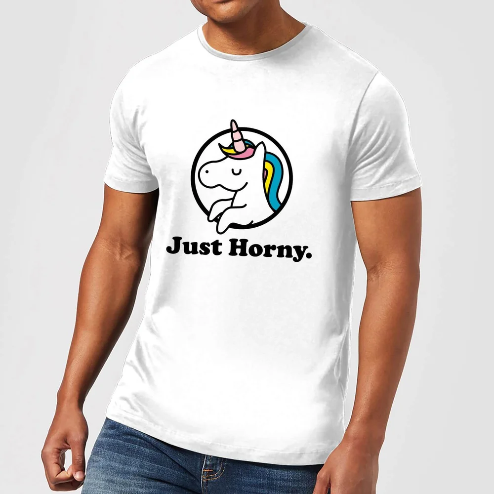 Just Horny T-Shirt - White - S - White Image 1
