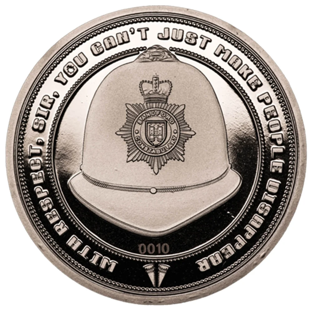 Hot Fuzz Collector’s Limited Edition Coin: Silver Variant – Zavvi Exclusive Image 1