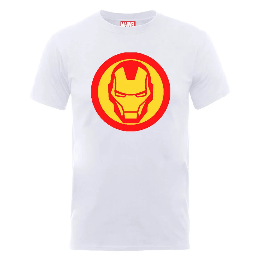 Marvel Avengers Assemble Iron Man Symbol Sweatshirt - White - S - White Image 1
