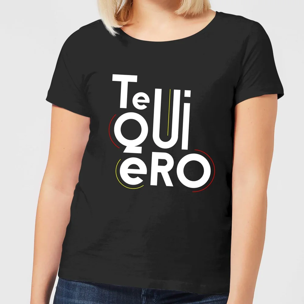 Te Quiero Women's T-Shirt - Black - 3XL Image 1