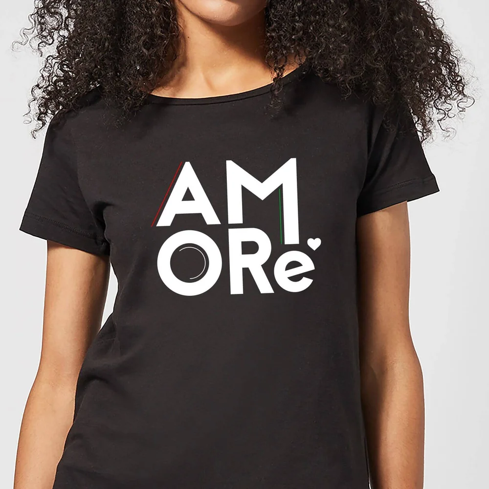 Amore Women's T-Shirt - Black - 3XL Image 1